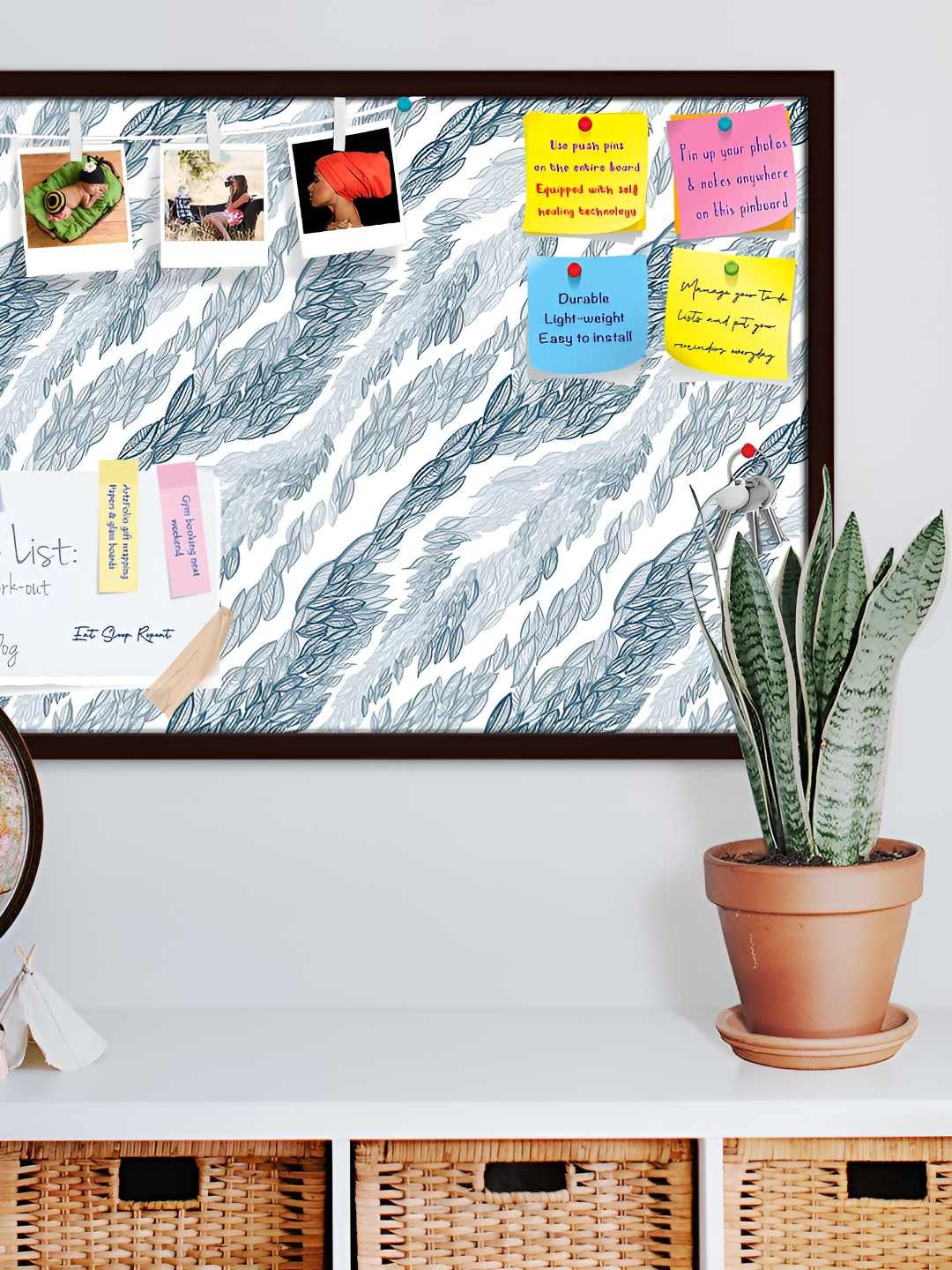 

ArtzFolio Wooden Notice Pin Board, Multi