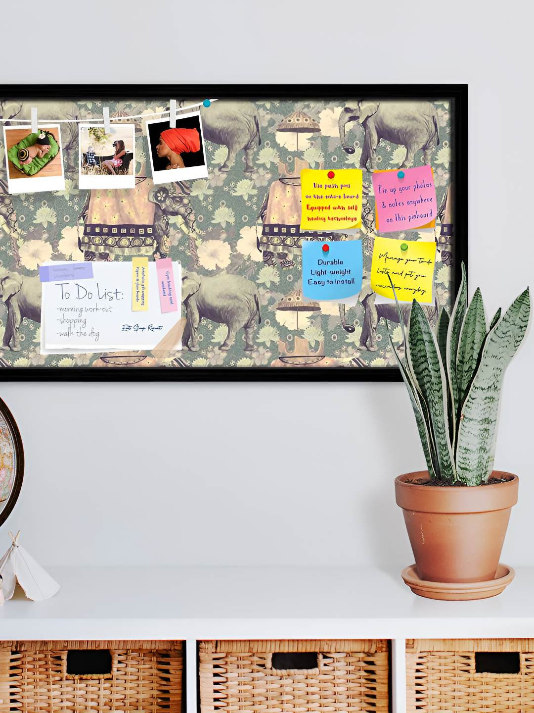 

ArtzFolio Wooden Notice Pin Board, Multi