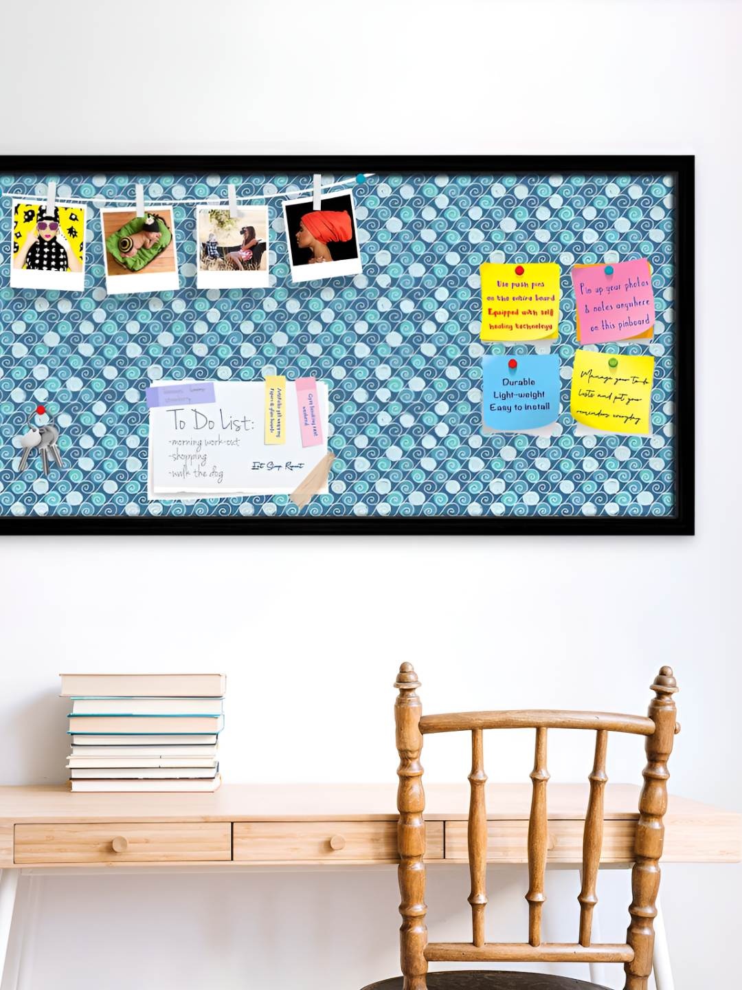 

ArtzFolio Wooden Notice Pin Board, Multi