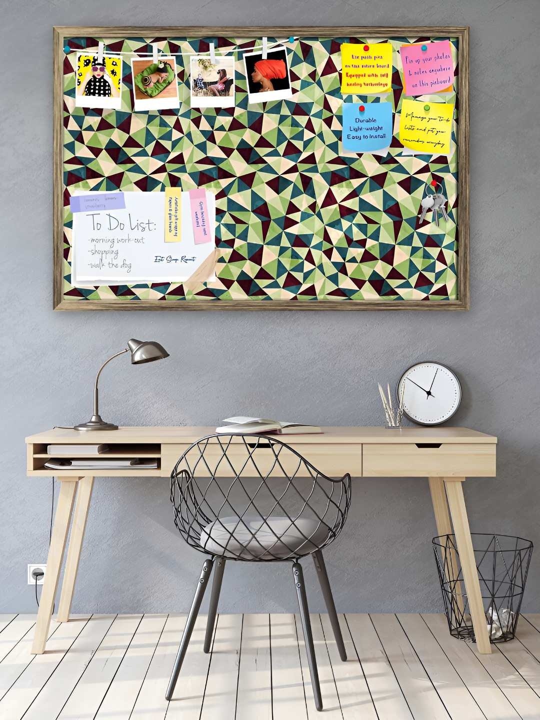 

ArtzFolio Wooden Notice Pin Board, Multi