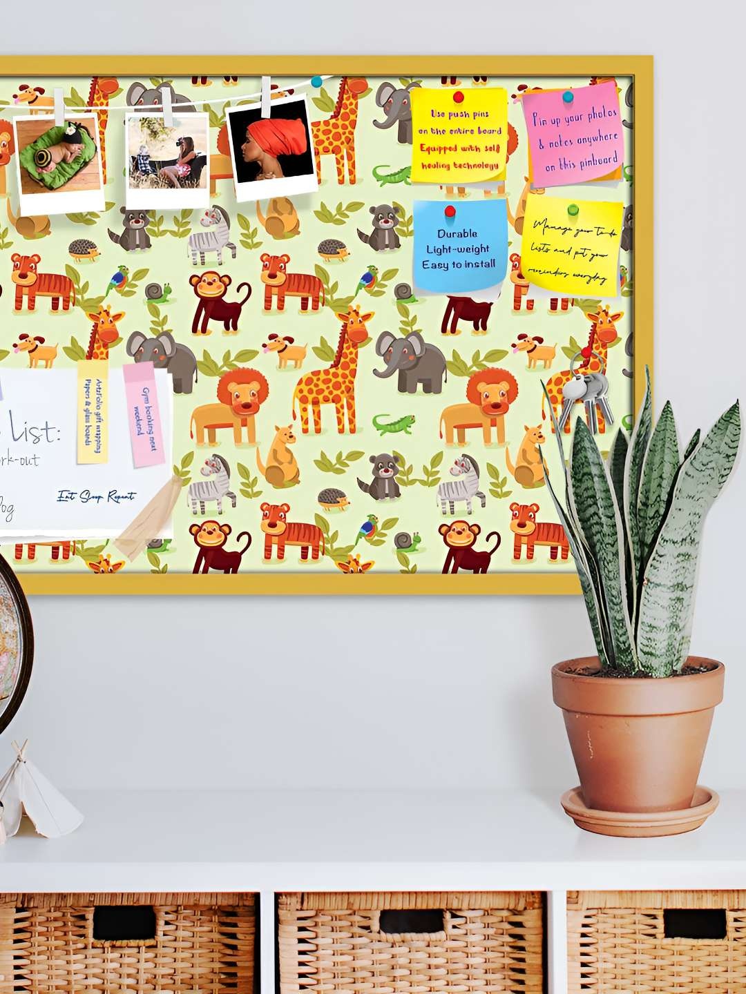 

ArtzFolio Wooden Notice Pin Board, Multi