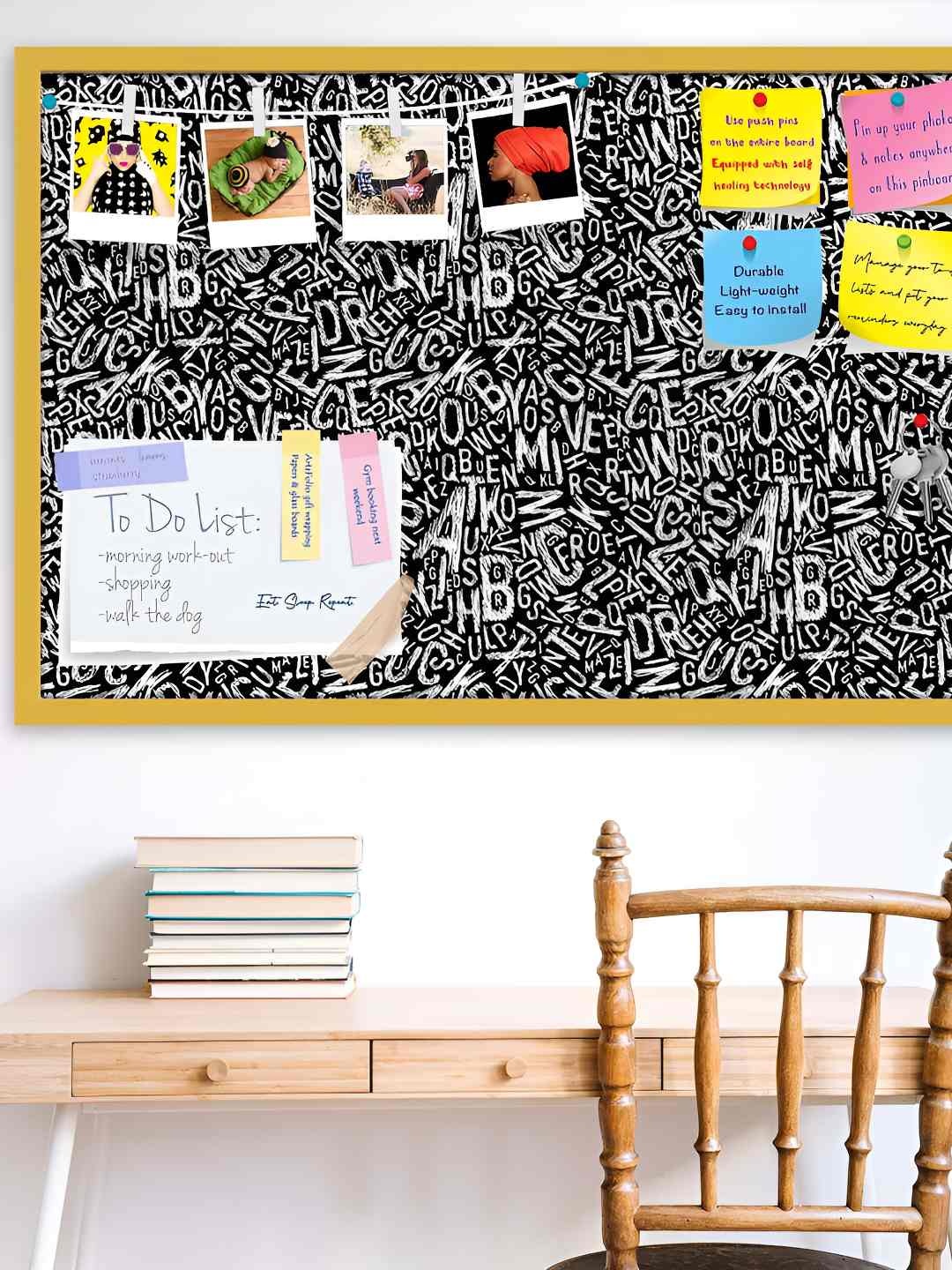 

ArtzFolio Wooden Notice Pin Board, Multi