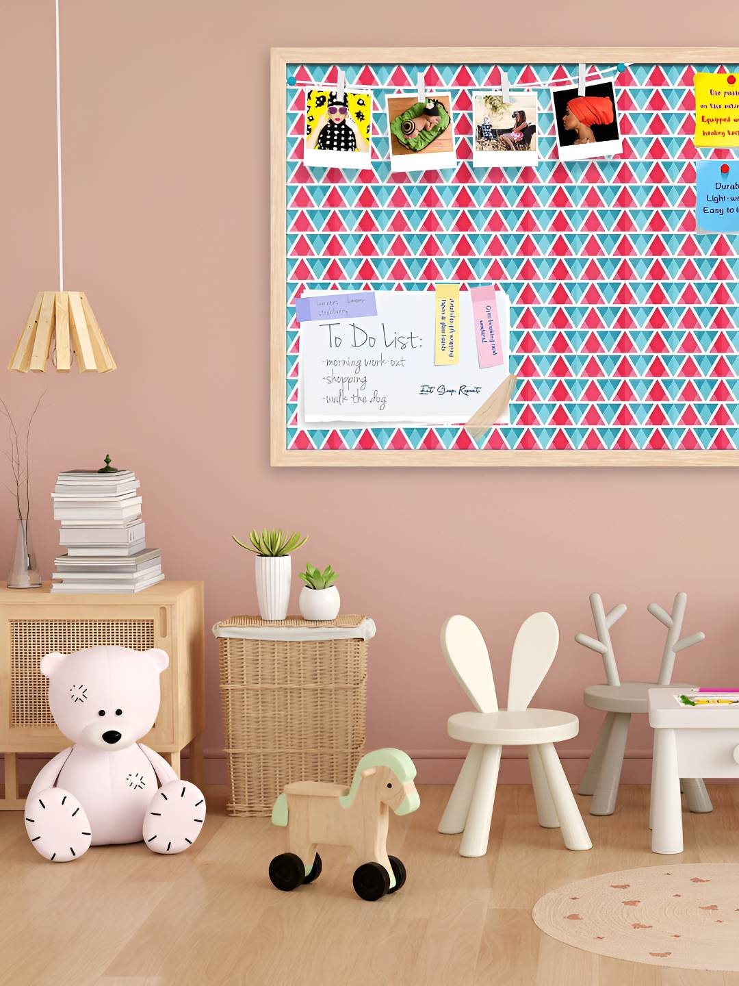 

ArtzFolio Wooden Notice Pin Board, Multi
