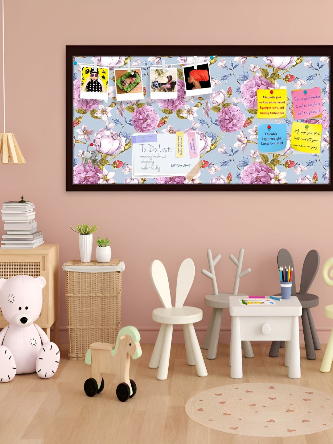 

ArtzFolio Wooden Notice Pin Board, Multi