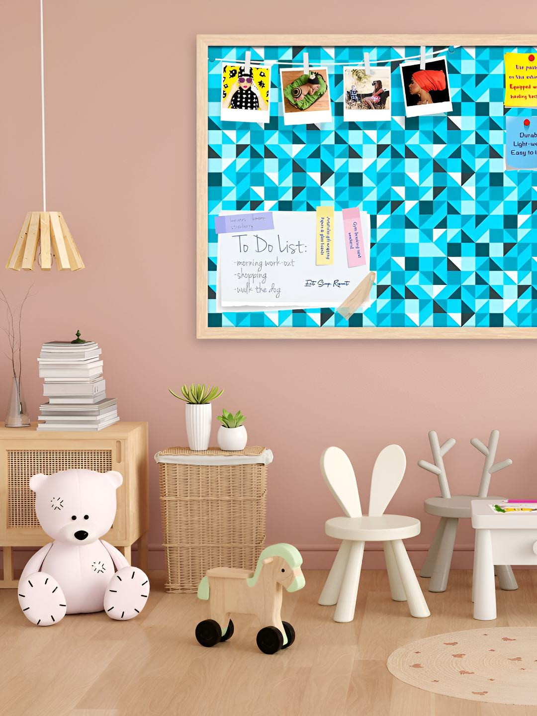 

ArtzFolio Wooden Notice Pin Board, Multi