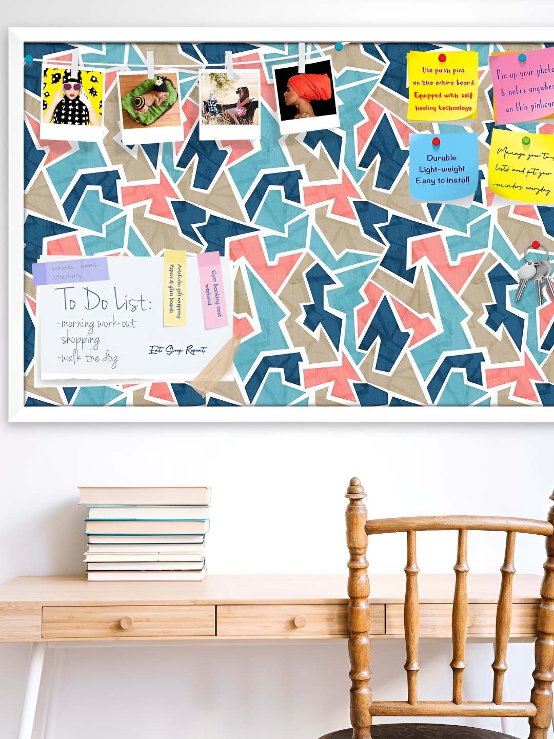 

ArtzFolio Wooden Notice Pin Board, Multi