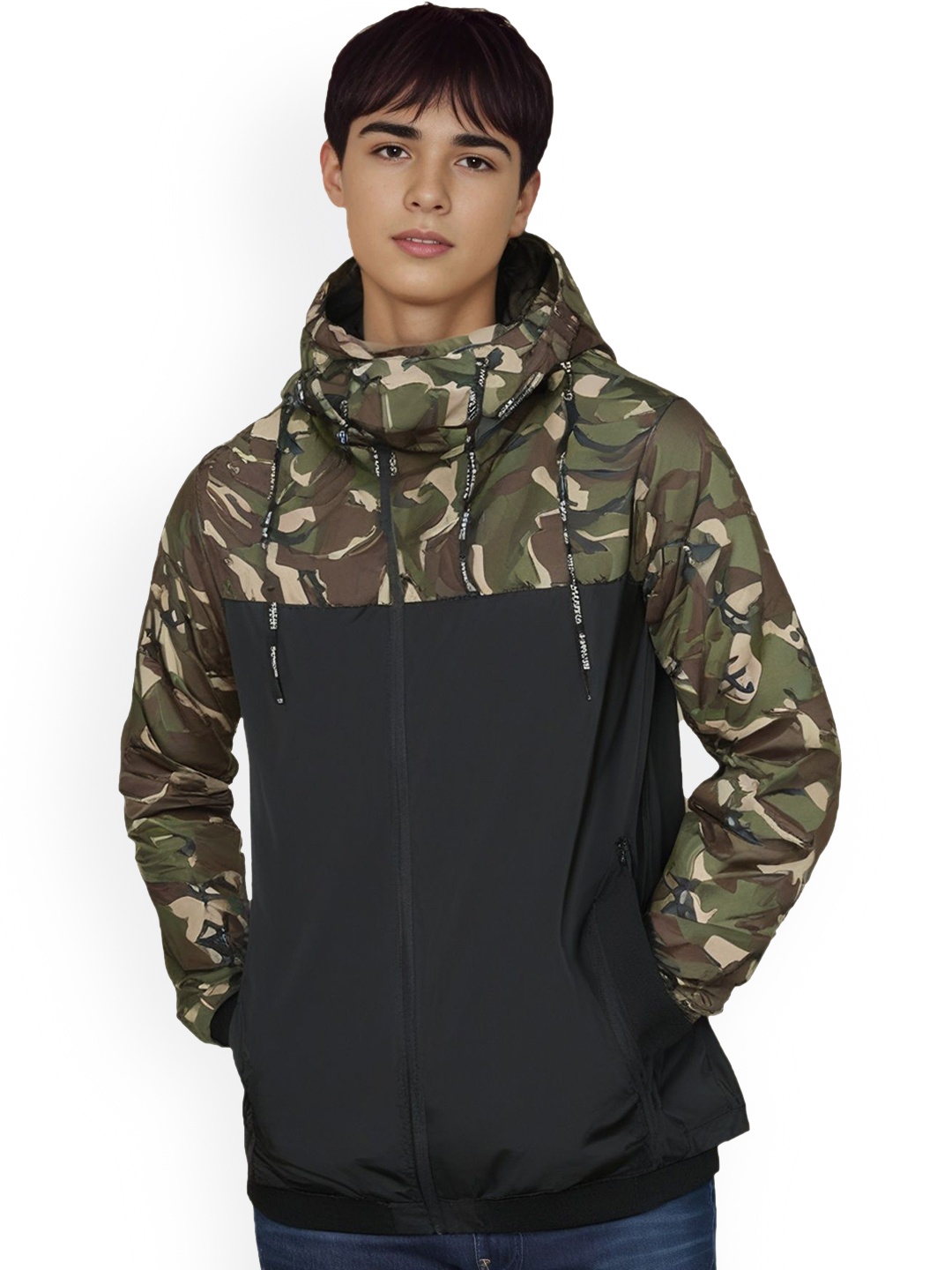 

StyleCast x Revolte Men Lightweight Quilted Jacket, Green
