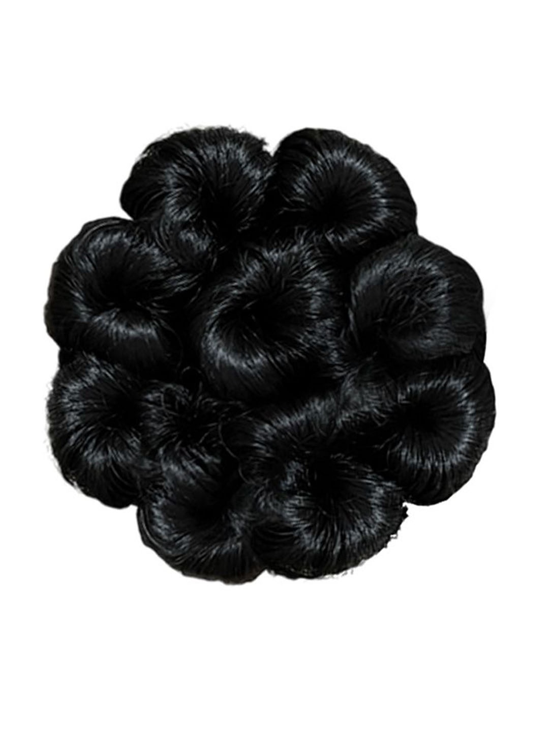 

D-Divine Clip-In Curly Bun Hair Extension - Black