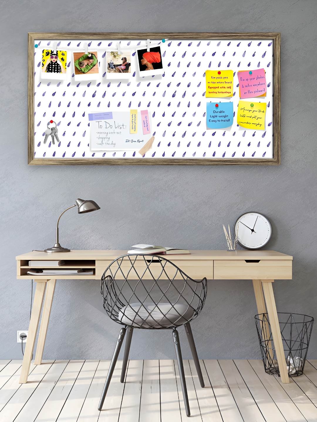 

ArtzFolio Wooden Notice Pin Board, Multi