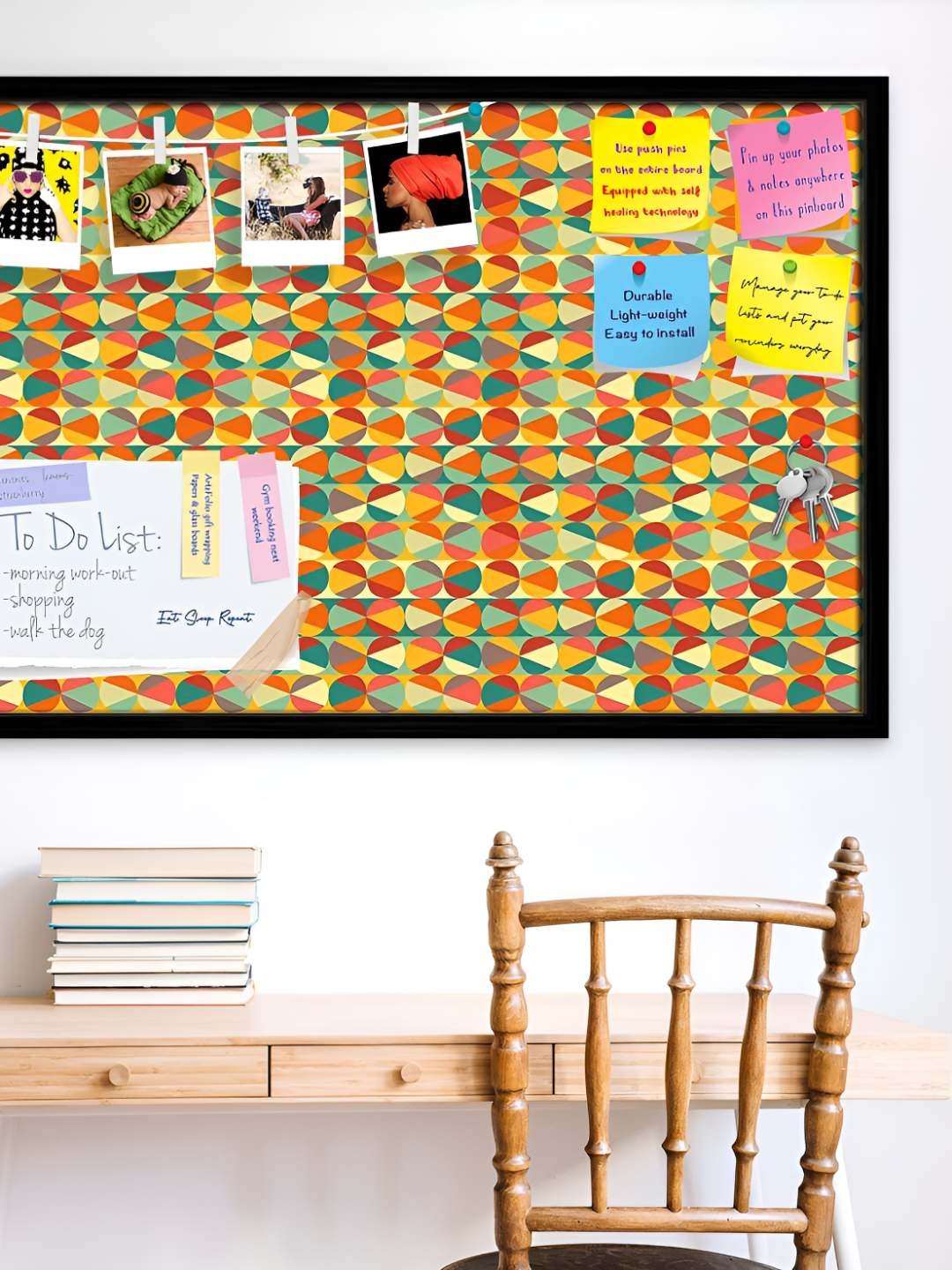 

ArtzFolio Wooden Notice Pin Board, Multi