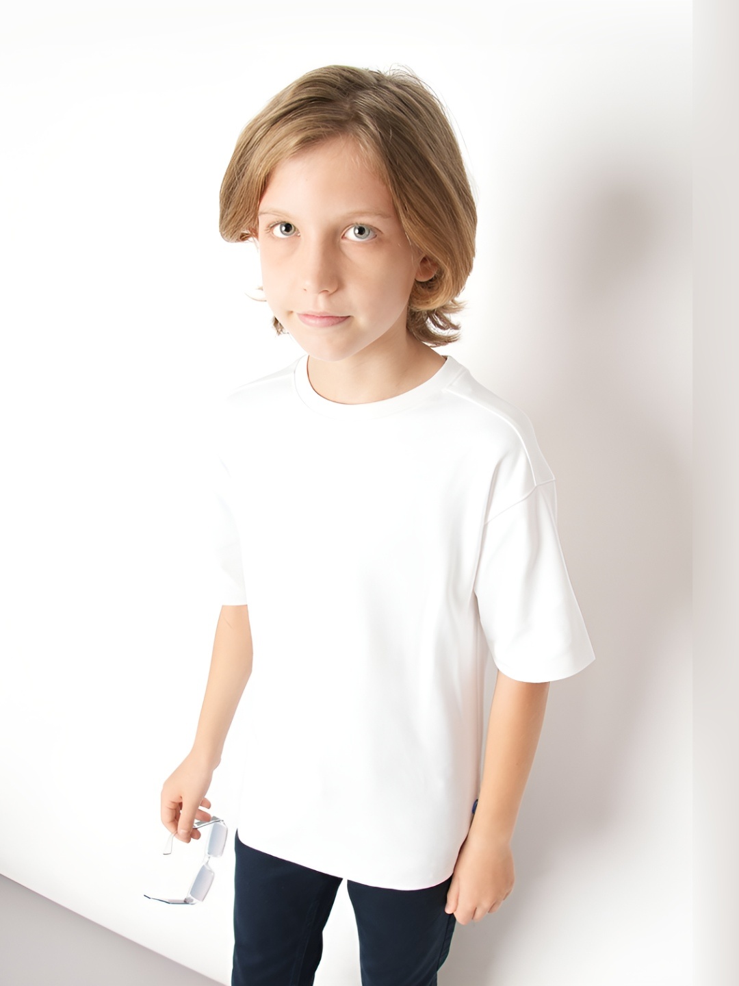 

Jack & Jones Junior Boys Solid T-shirt, White