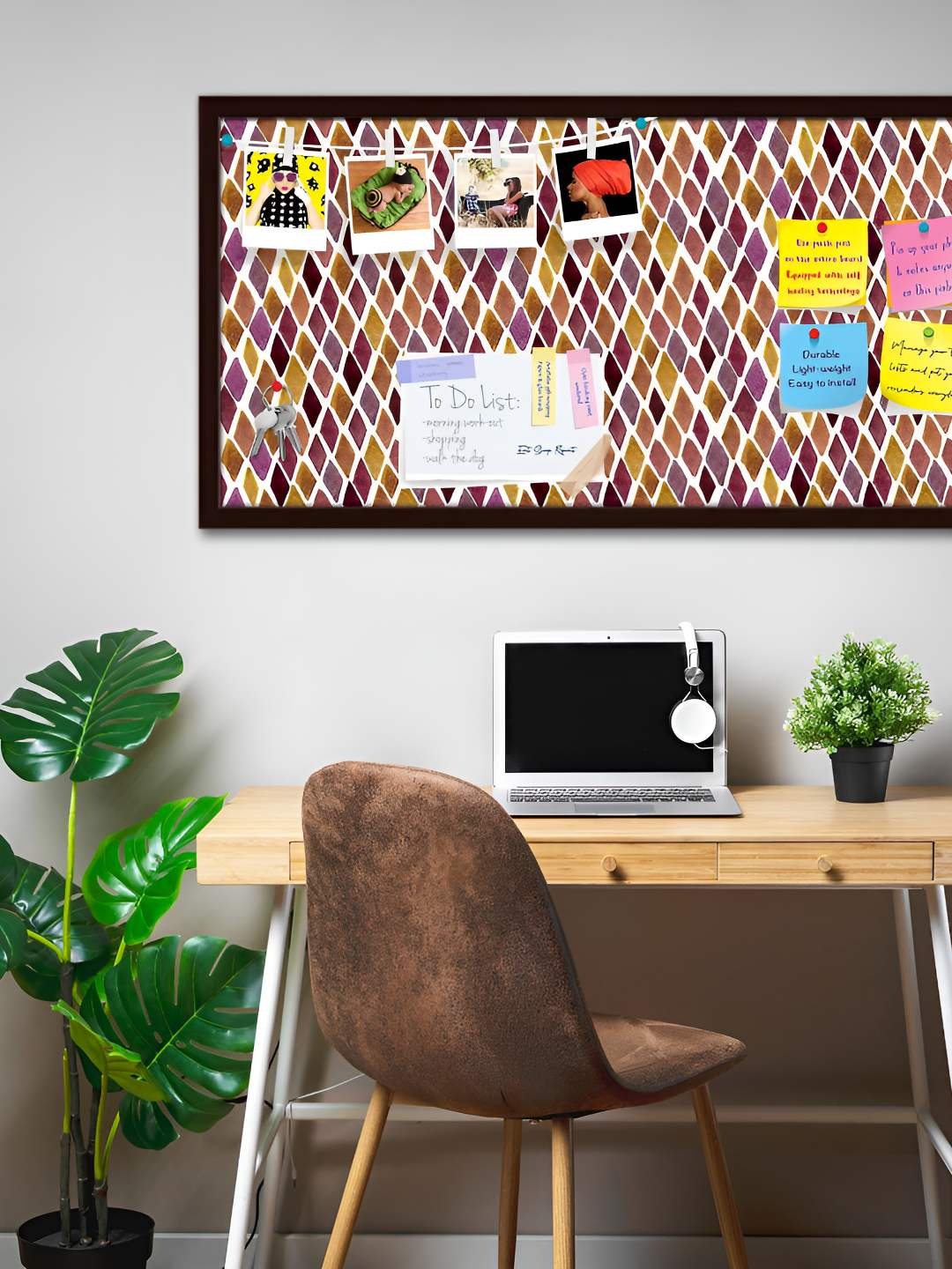 

ArtzFolio Wooden Notice Pin Board, Multi