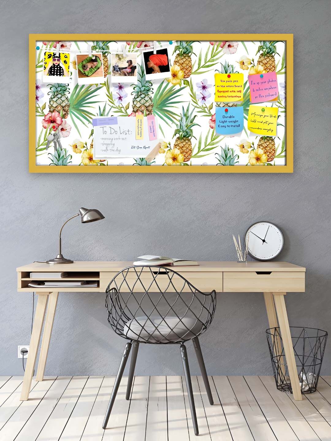 

ArtzFolio Wooden Notice Pin Board, Multi