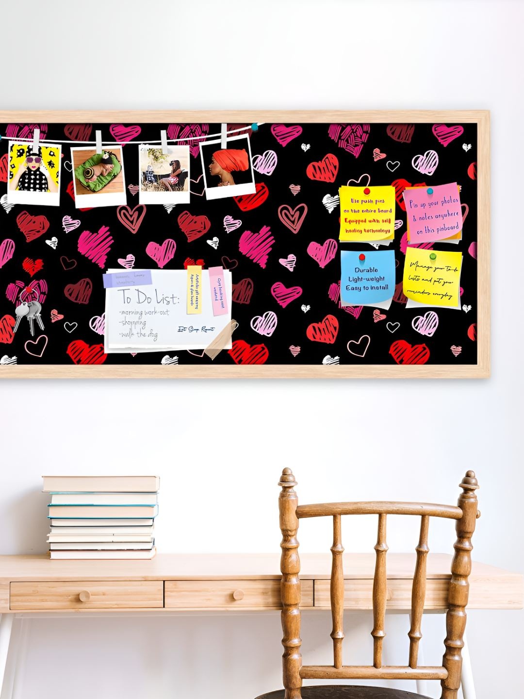 

ArtzFolio Wooden Notice Pin Board, Multi