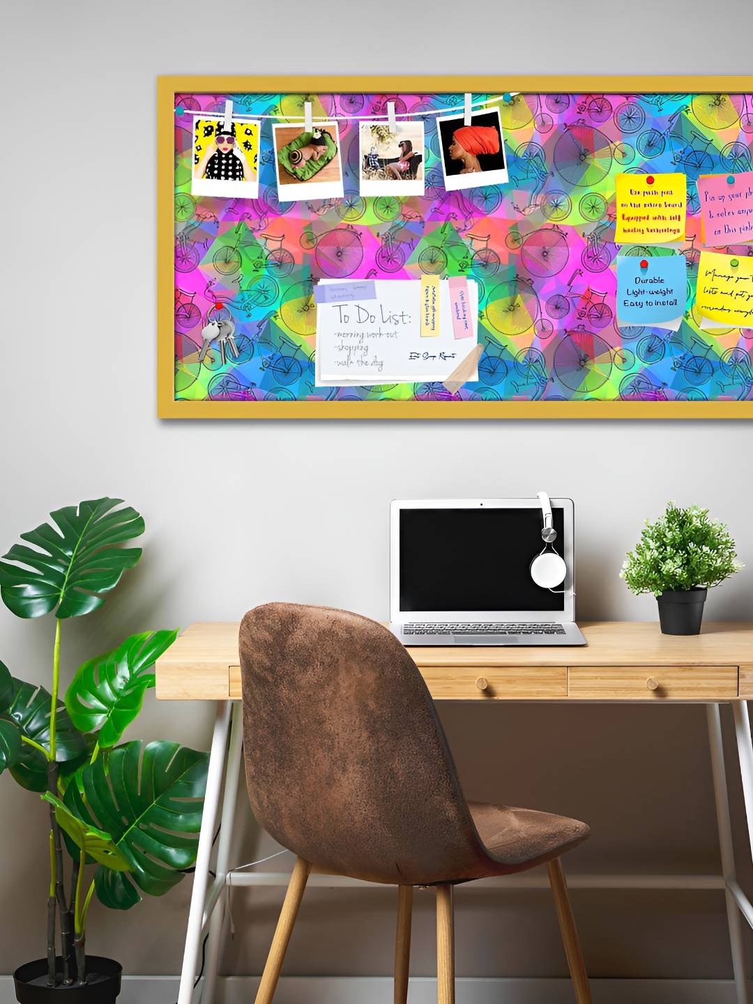 

ArtzFolio Wooden Notice Pin Board, Multi