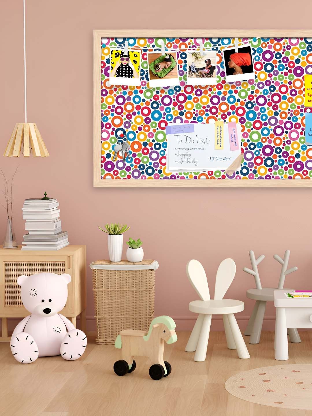 

ArtzFolio Wooden Notice Pin Board, Multi