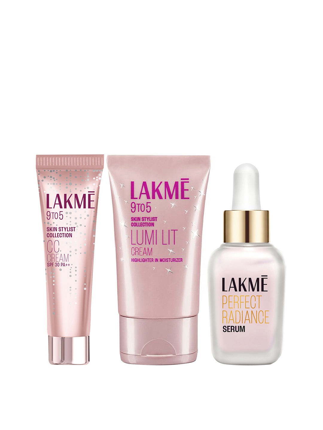 

Lakme Set Of CC Cream, Highlighter + Moisturizer & Face Serum, Beige