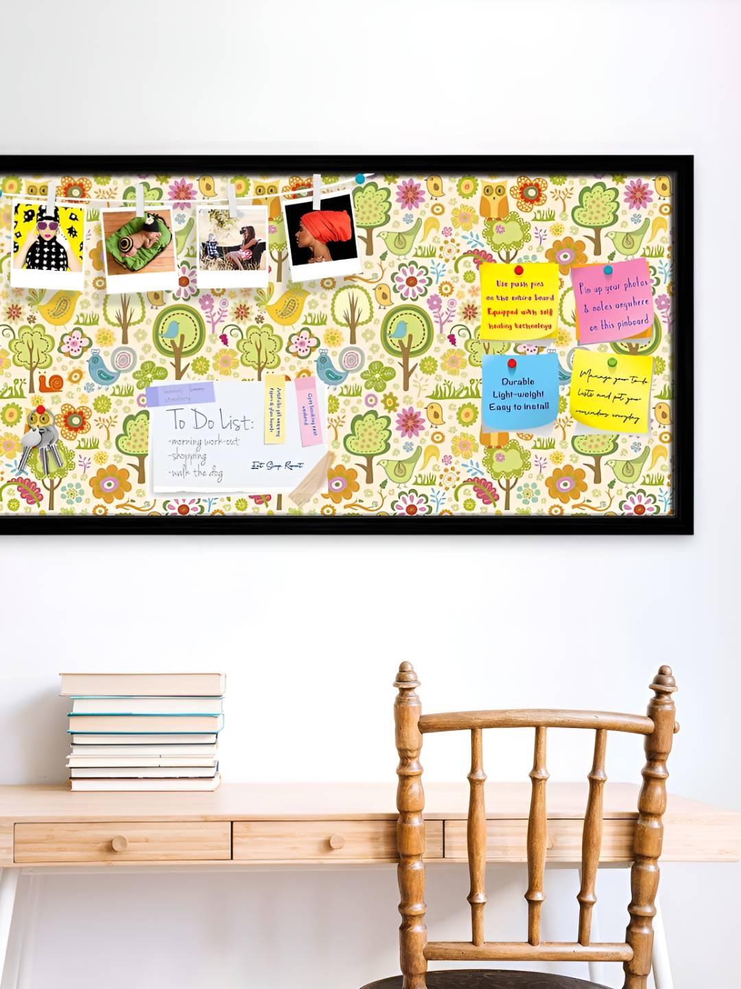 

ArtzFolio Wooden Notice Pin Board, Multi