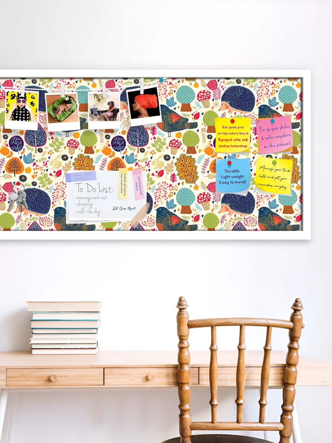 

ArtzFolio Wooden Notice Pin Board, Multi