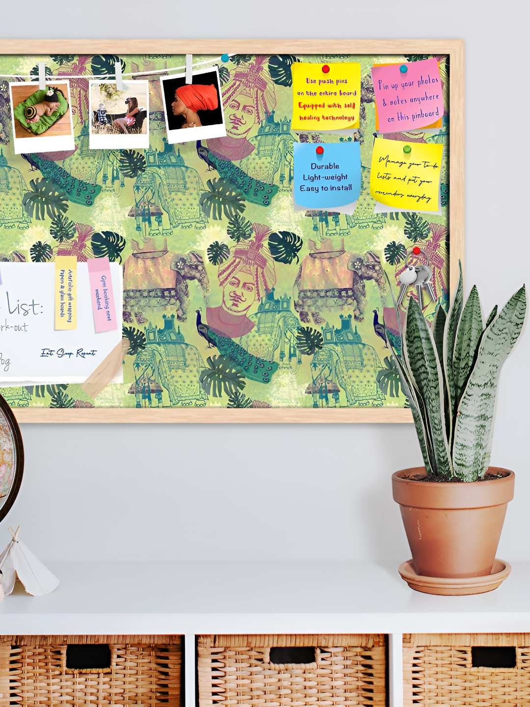 

ArtzFolio Wooden Notice Pin Board, Multi