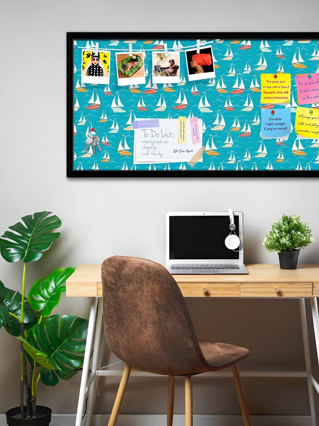 

ArtzFolio Wooden Notice Pin Board, Multi
