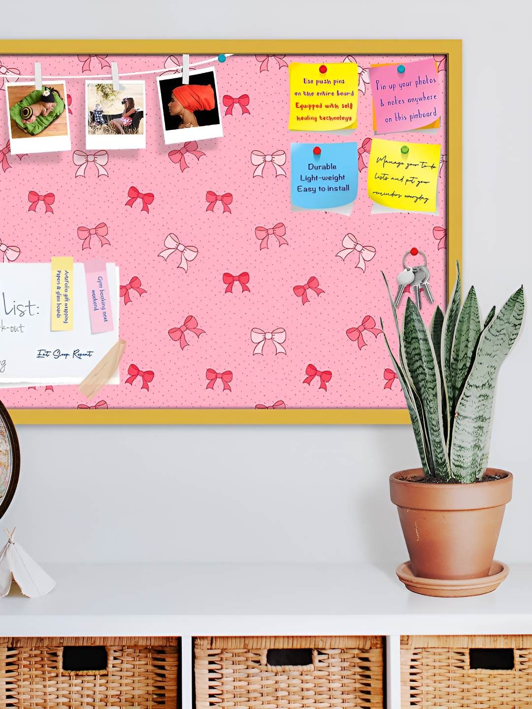 

ArtzFolio Wooden Notice Pin Board, Multi