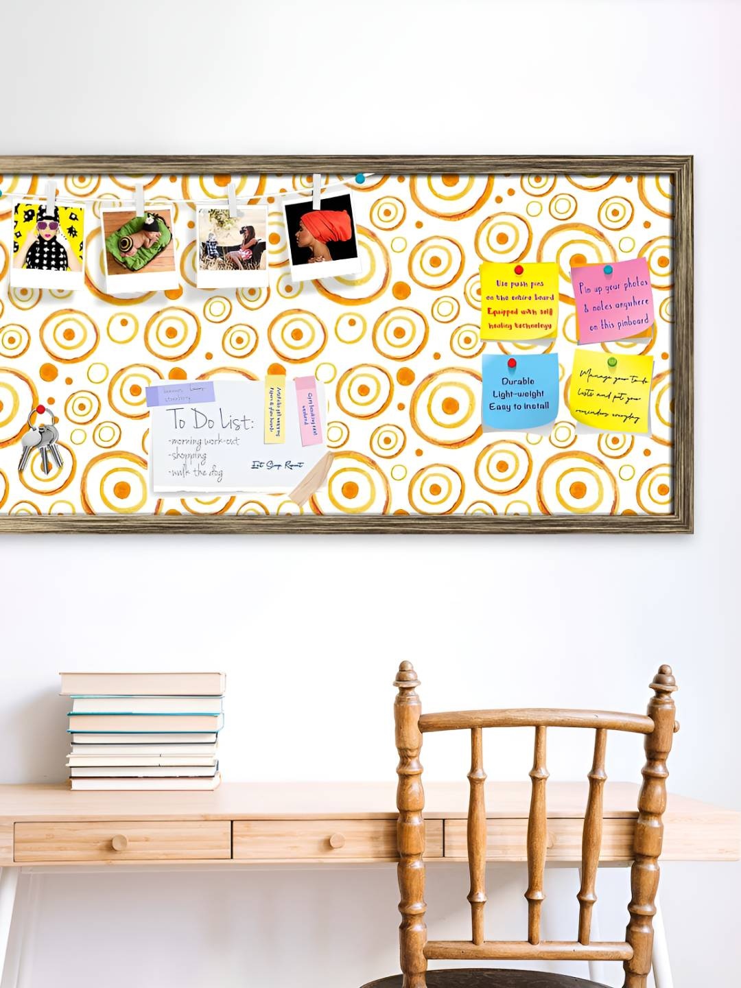 

ArtzFolio Wooden Notice Pin Board, Multi
