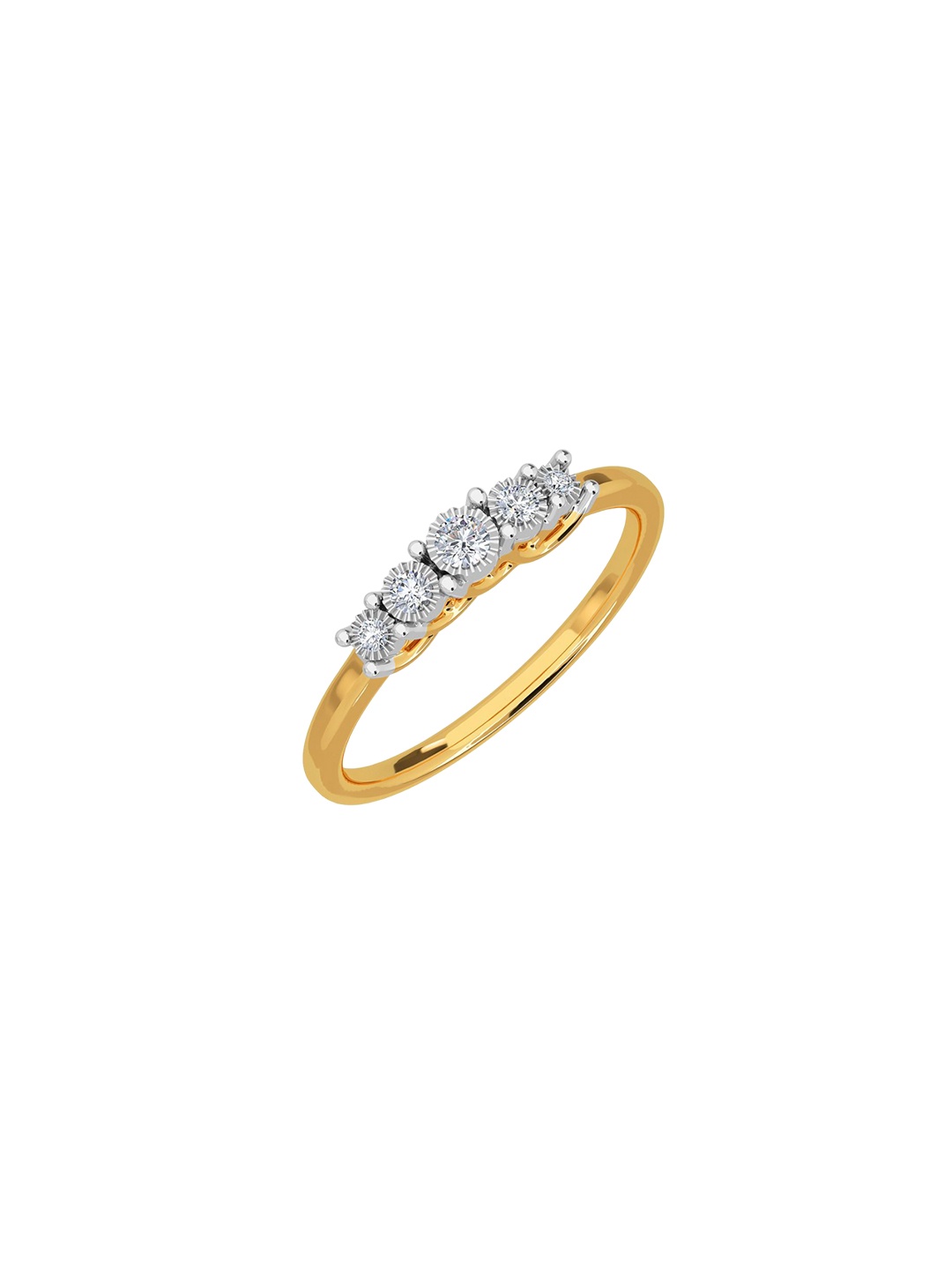 

KISNA DIAMOND AND GOLD JEWELLERY 14KT Finger Ring Diamond