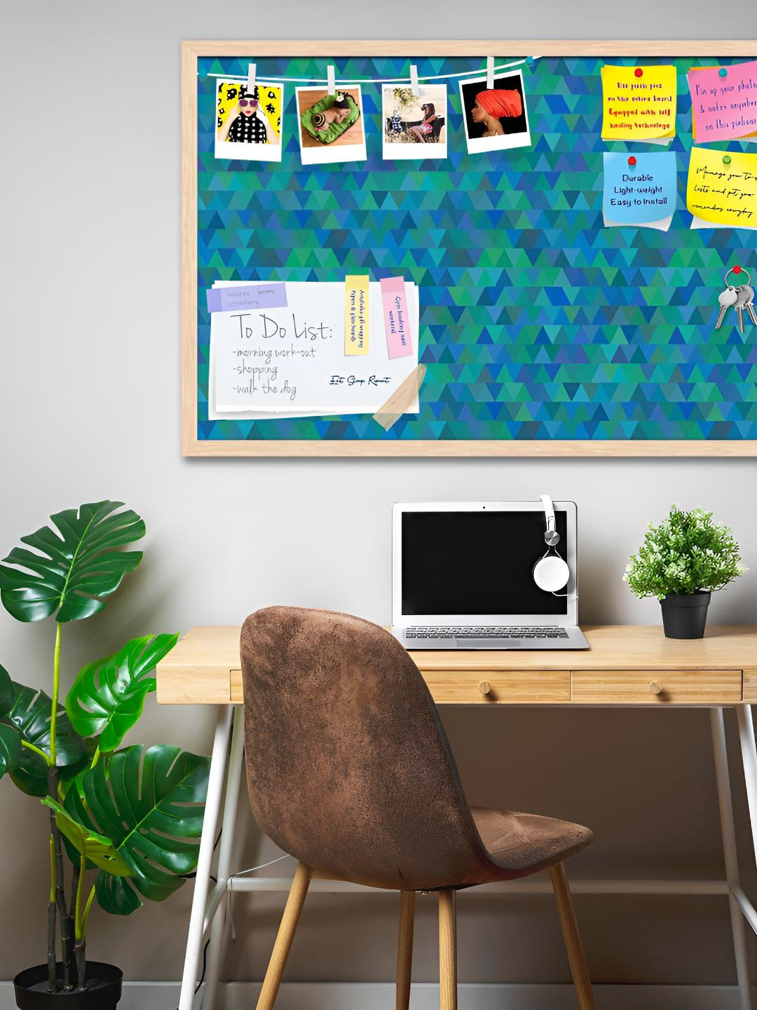 

ArtzFolio Wooden Notice Pin Board, Multi