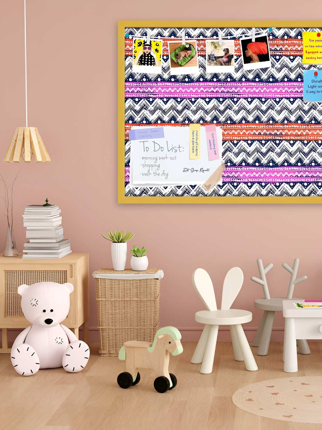

ArtzFolio Wooden Notice Pin Board, Multi