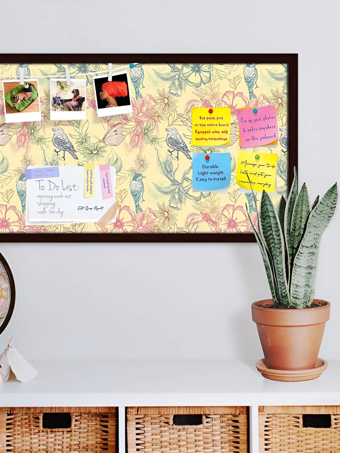 

ArtzFolio Wooden Notice Pin Board, Multi