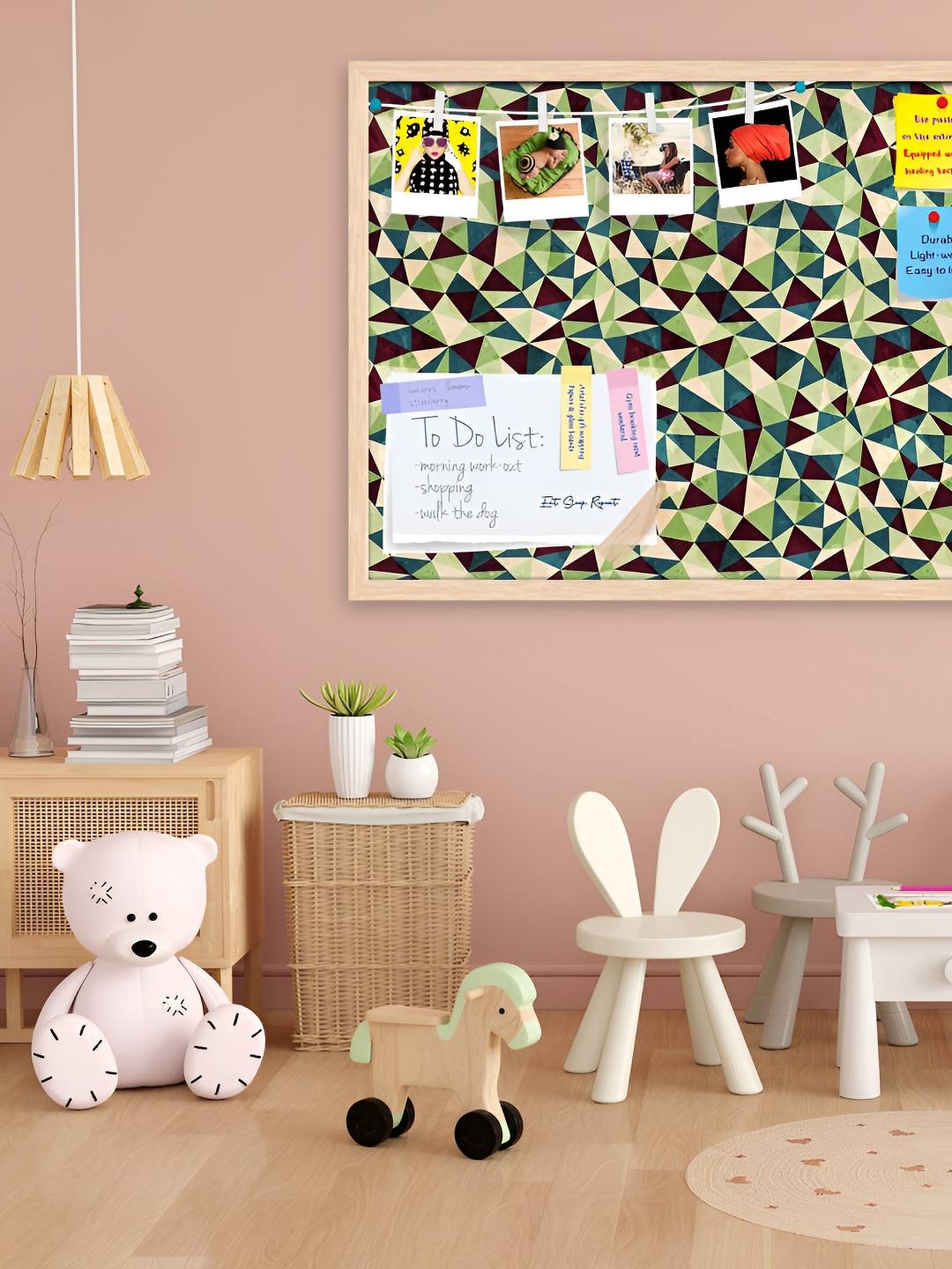 

ArtzFolio Wooden Notice Pin Board, Multi
