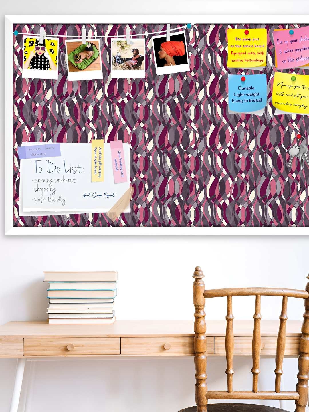 

ArtzFolio Wooden Notice Pin Board, Multi