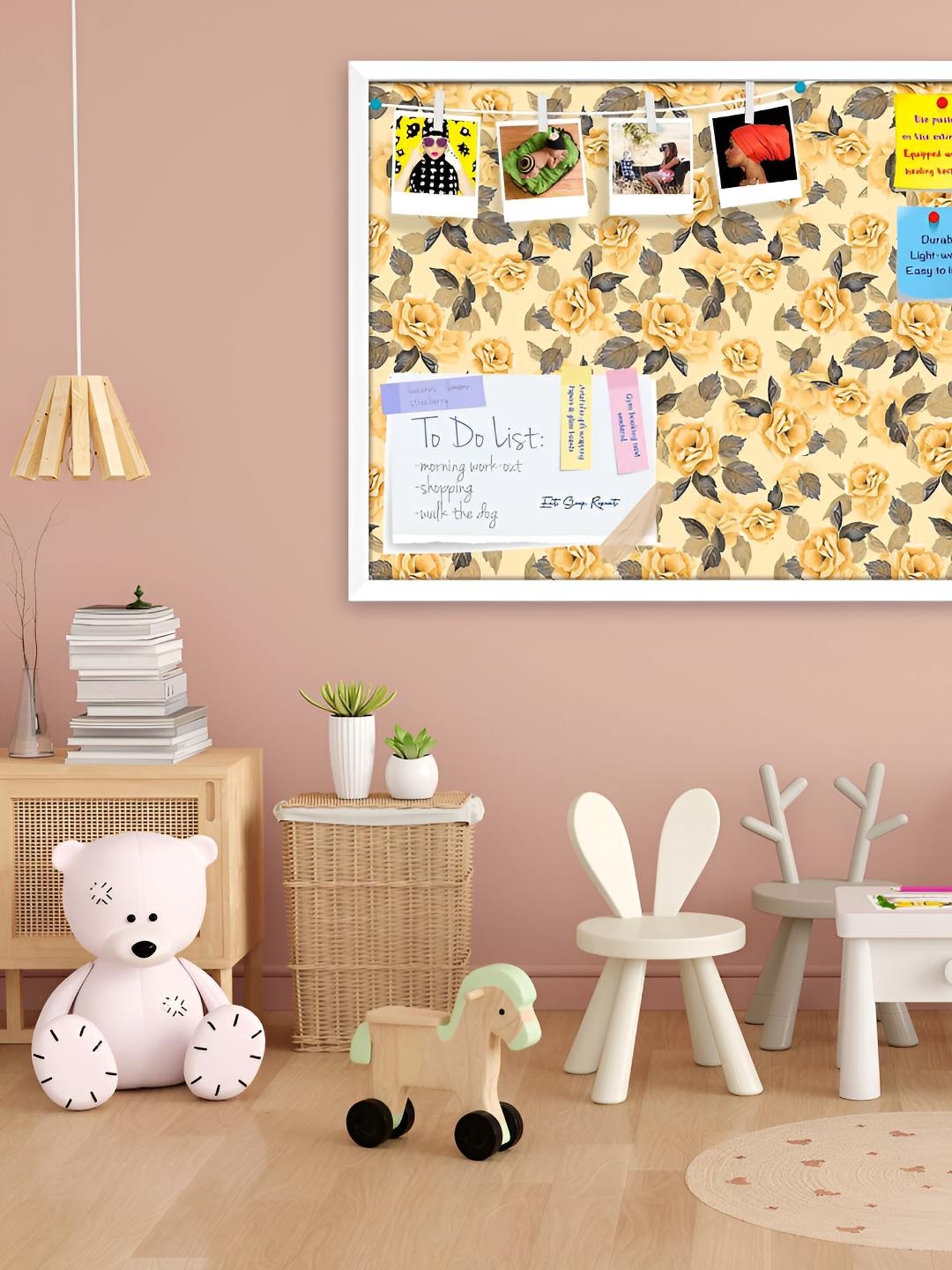 

ArtzFolio Wooden Notice Pin Board, Multi
