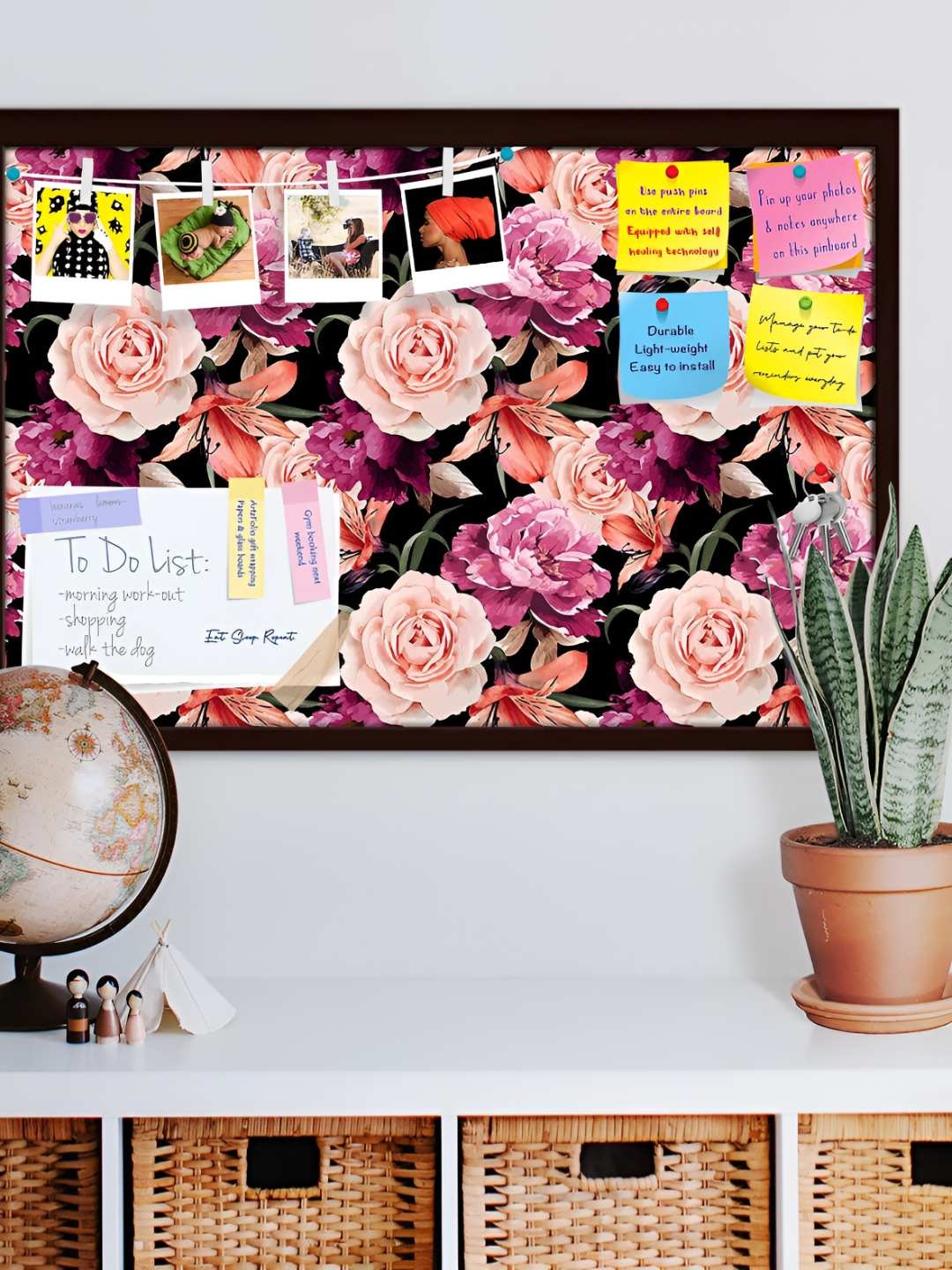 

ArtzFolio Wooden Notice Pin Board, Multi