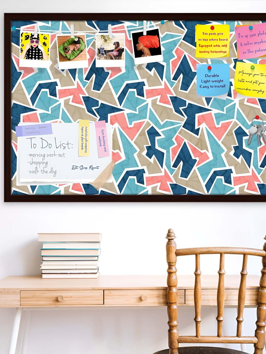 

ArtzFolio Wooden Notice Pin Board, Multi