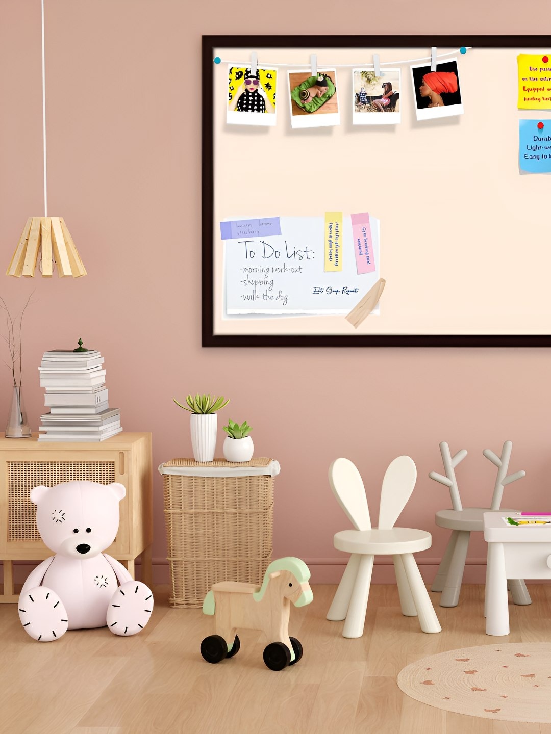 

ArtzFolio Wooden Notice Pin Board, White