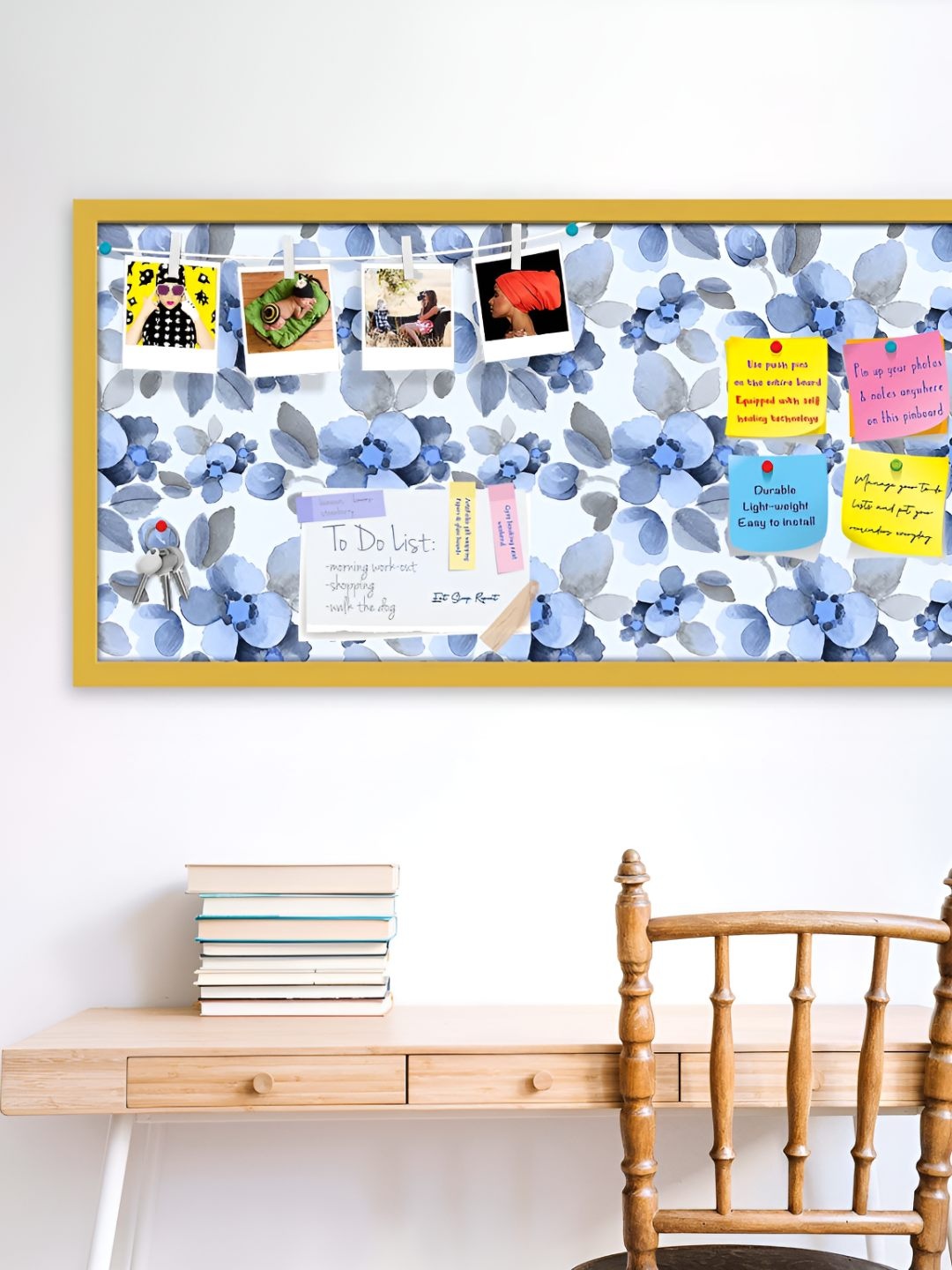 

ArtzFolio Wooden Notice Pin Board, Multi