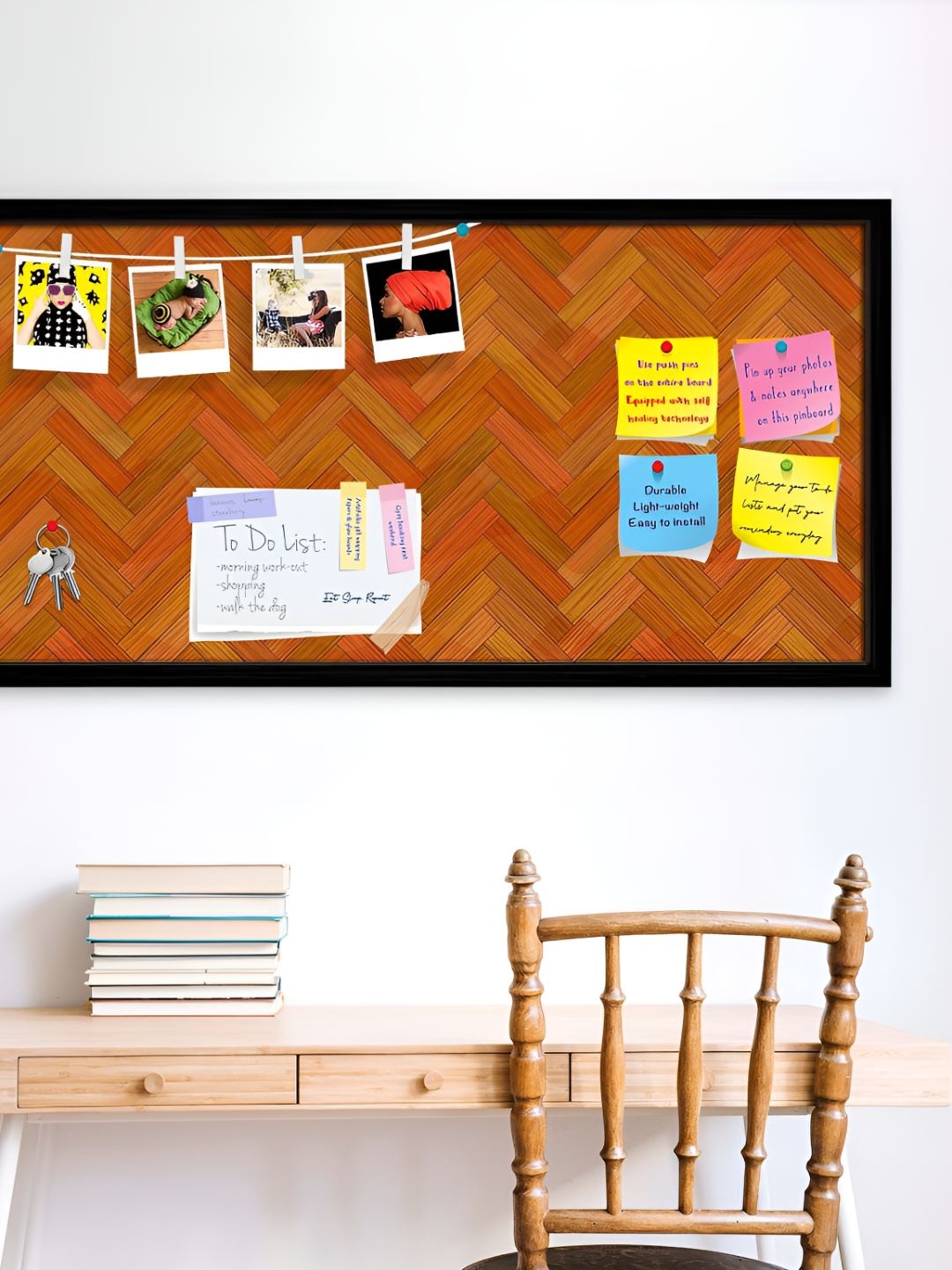 

ArtzFolio Wooden Notice Pin Board, Multi