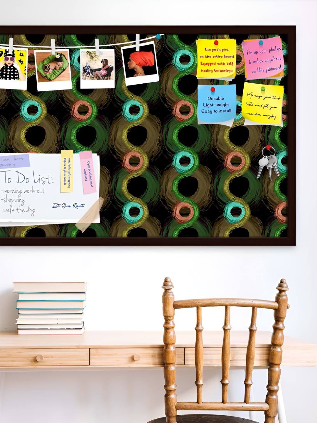 

ArtzFolio Wooden Notice Pin Board, Multi