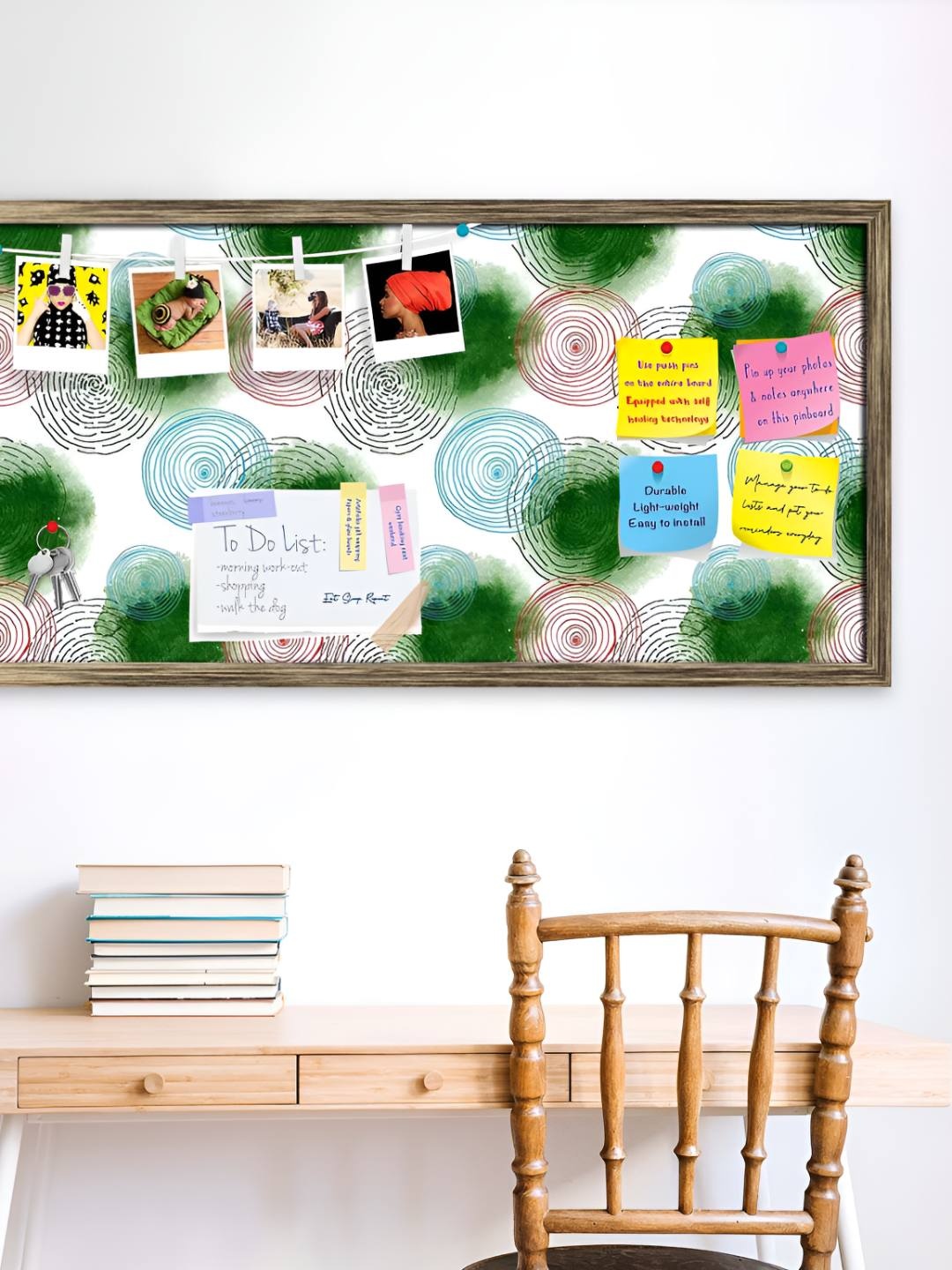 

ArtzFolio Wooden Notice Pin Board, Multi