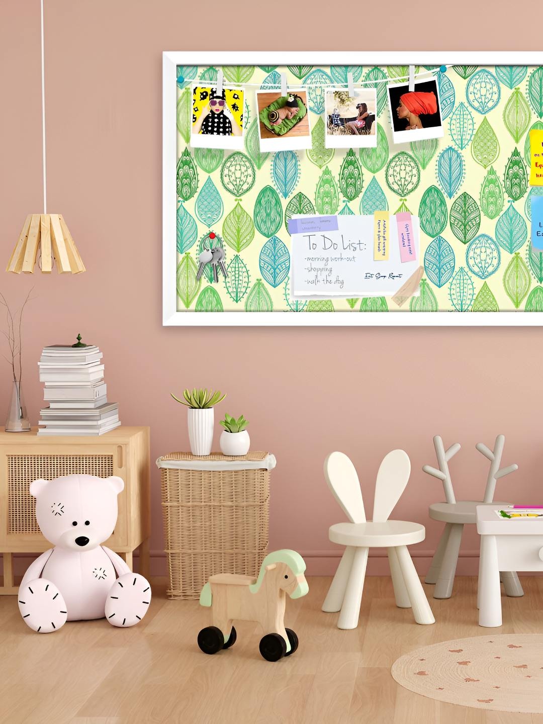 

ArtzFolio Wooden Notice Pin Board, Multi