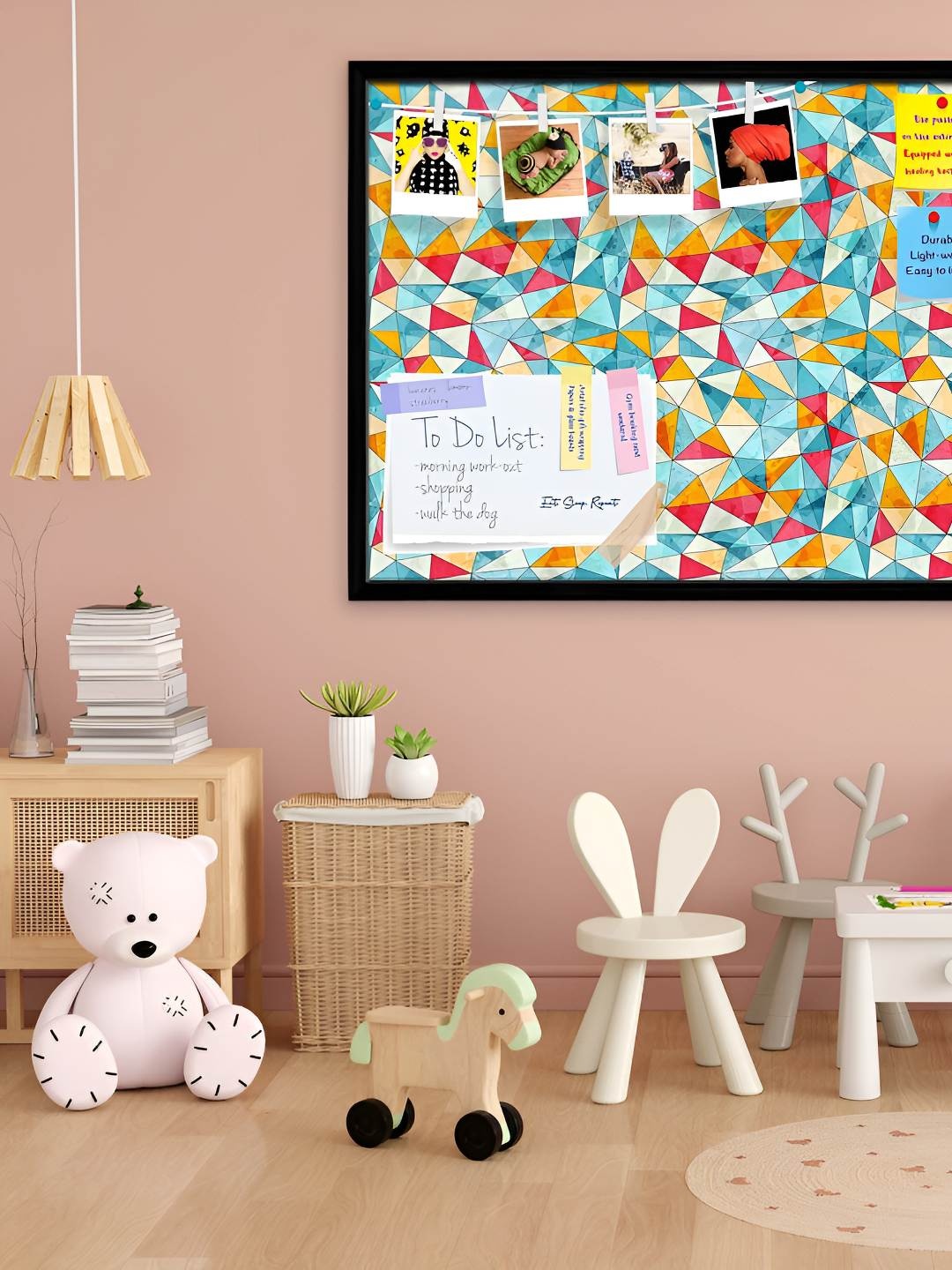 

ArtzFolio Wooden Notice Pin Board, Multi