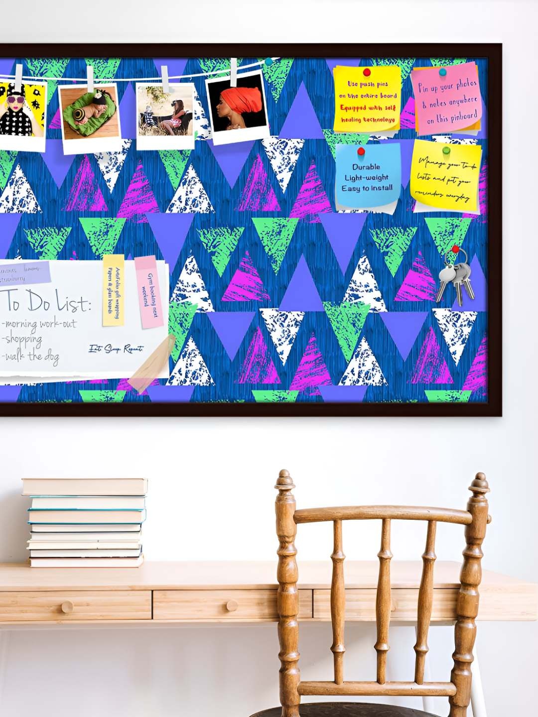 

ArtzFolio Wooden Notice Pin Board, Multi