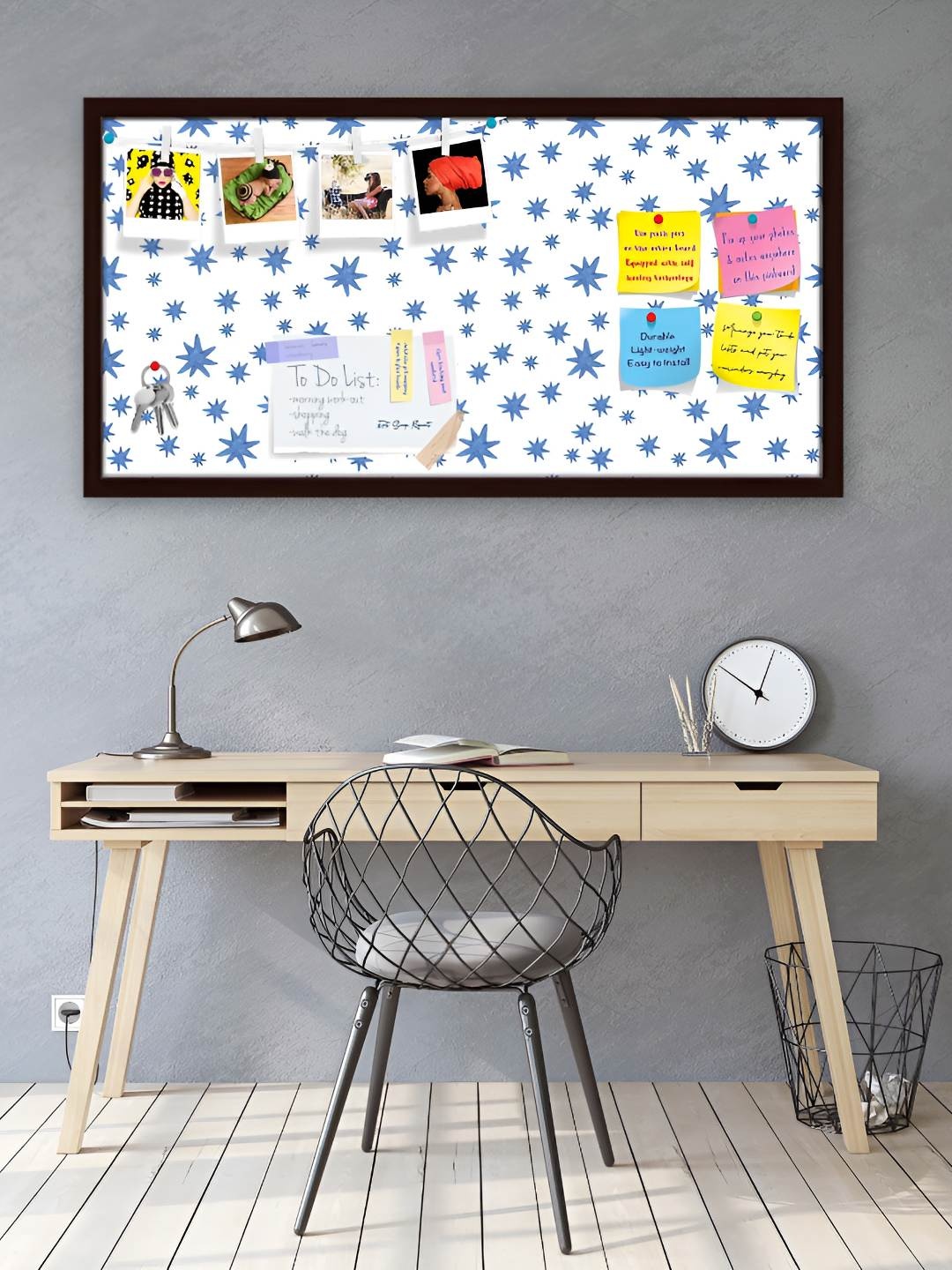 

ArtzFolio Wooden Notice Pin Board, Multi