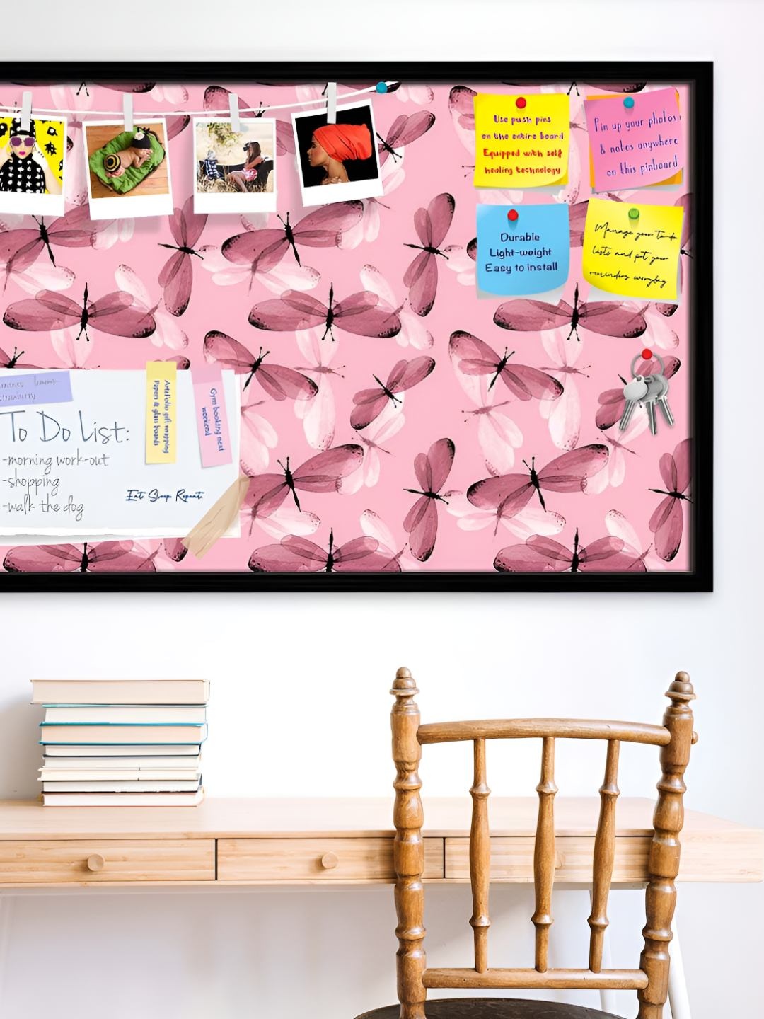 

ArtzFolio Wooden Notice Pin Board, Multi