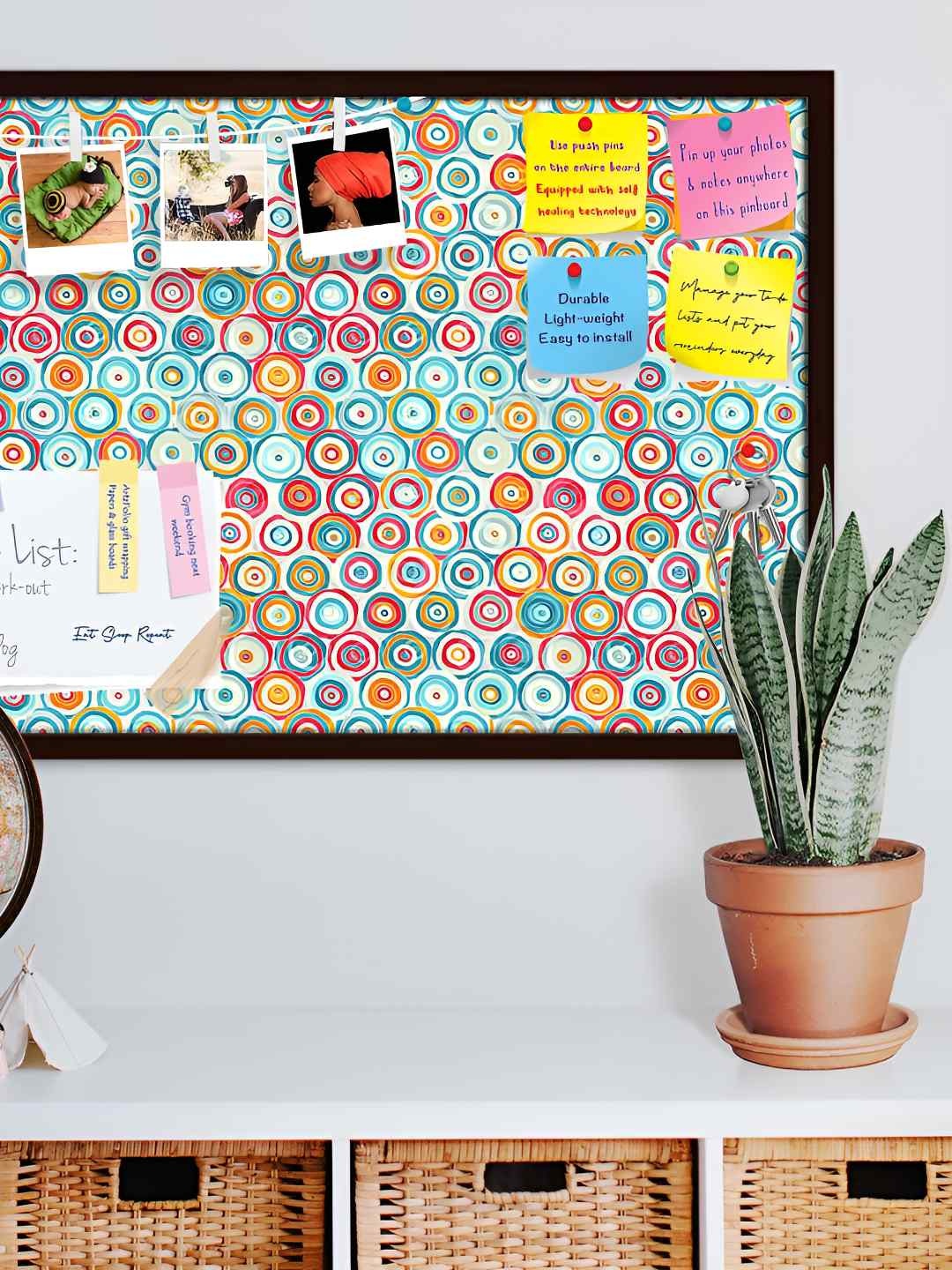 

ArtzFolio Wooden Notice Pin Board, Multi