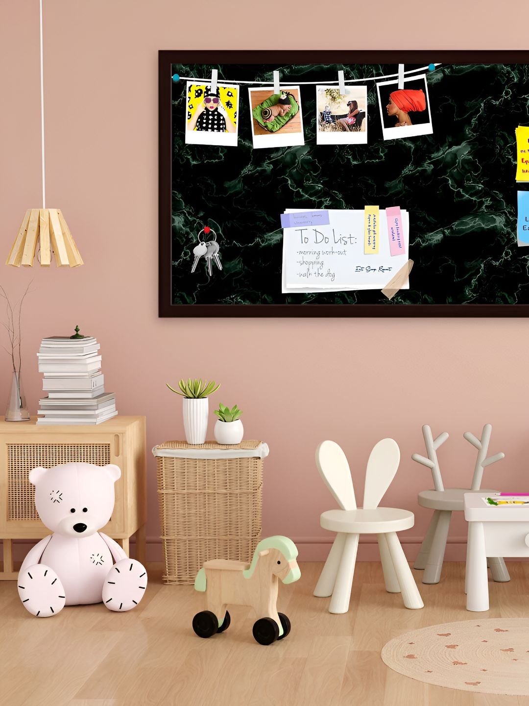 

ArtzFolio Wooden Notice Pin Board, Multi