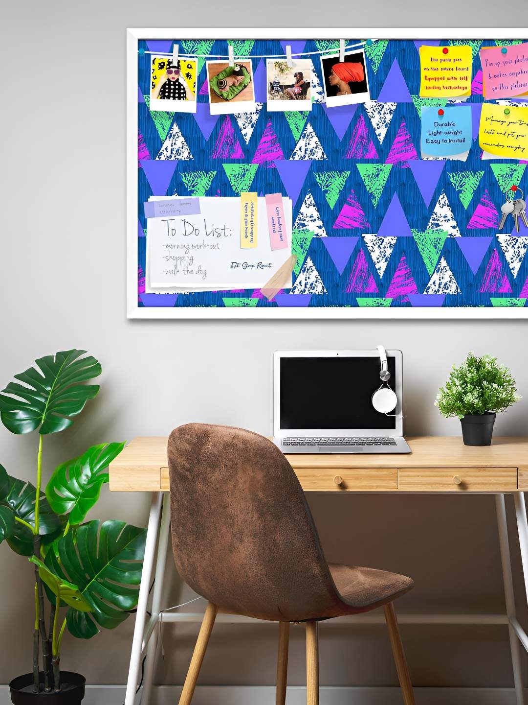 

ArtzFolio Wooden Notice Pin Board, Multi