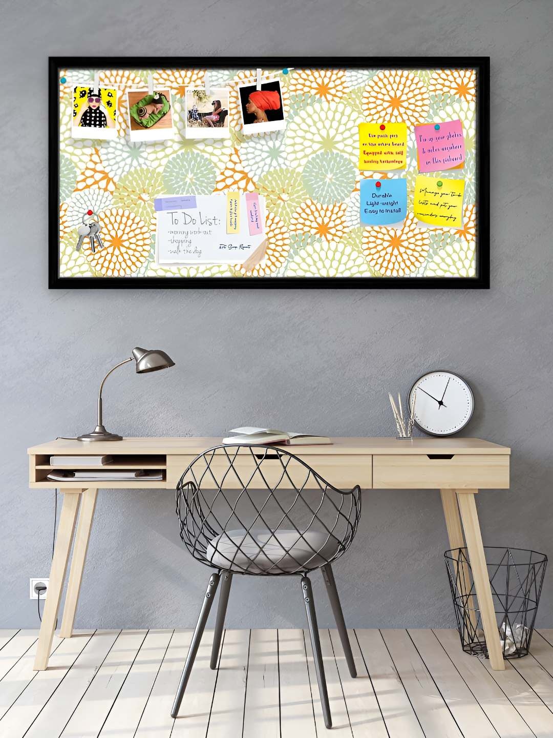 

ArtzFolio Wooden Notice Pin Board, Multi